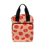 Cute Tomato Pattern Print Bible Tote Bag