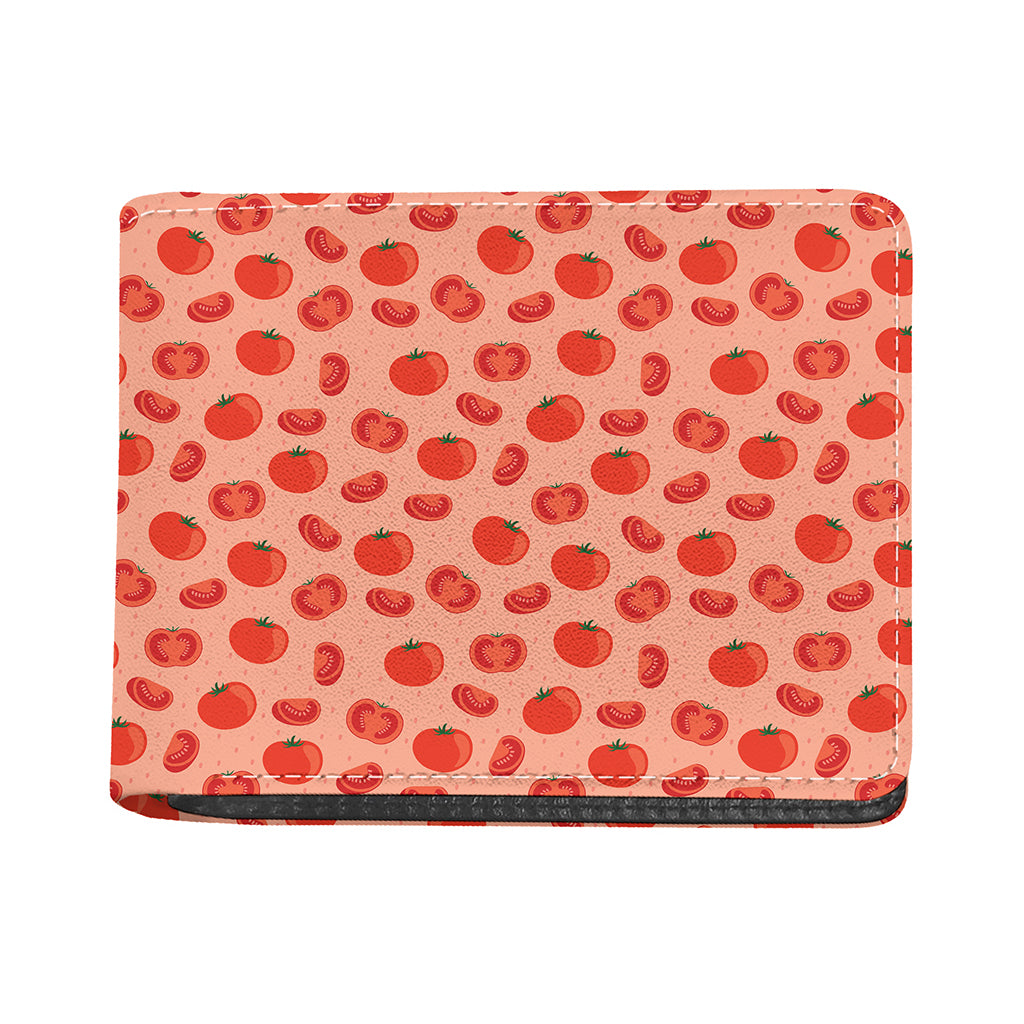Cute Tomato Pattern Print Bifold Wallet