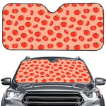 Cute Tomato Pattern Print Car Windshield Sun Shade