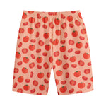 Cute Tomato Pattern Print Cotton Shorts