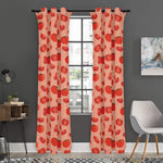 Cute Tomato Pattern Print Curtain