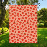 Cute Tomato Pattern Print Garden Flag