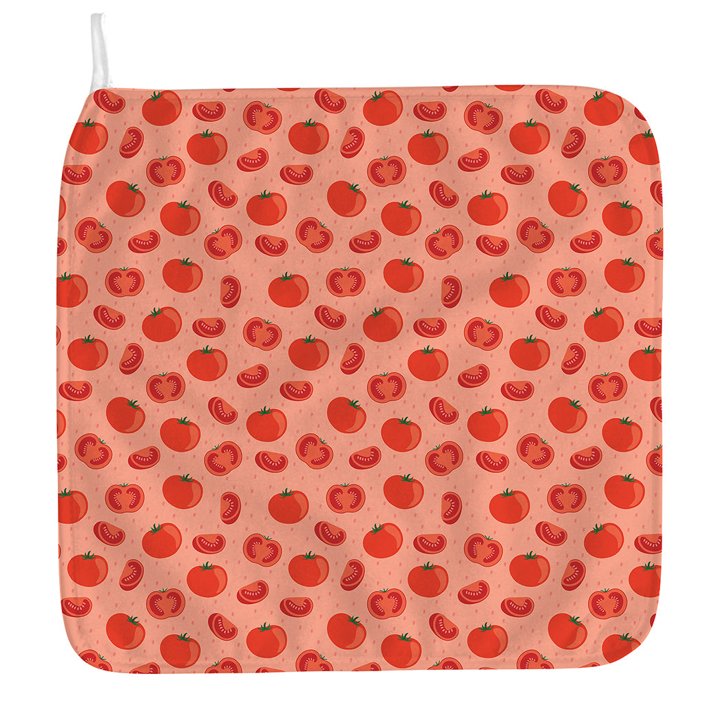 Cute Tomato Pattern Print Hand Towel