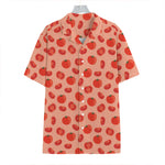 Cute Tomato Pattern Print Hawaiian Shirt