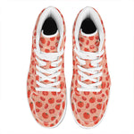 Cute Tomato Pattern Print High Top Leather Sneakers