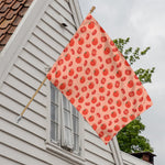 Cute Tomato Pattern Print House Flag