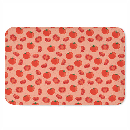 Cute Tomato Pattern Print Indoor Door Mat