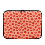 Cute Tomato Pattern Print Laptop Sleeve