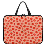 Cute Tomato Pattern Print Laptop Sleeve With Handle