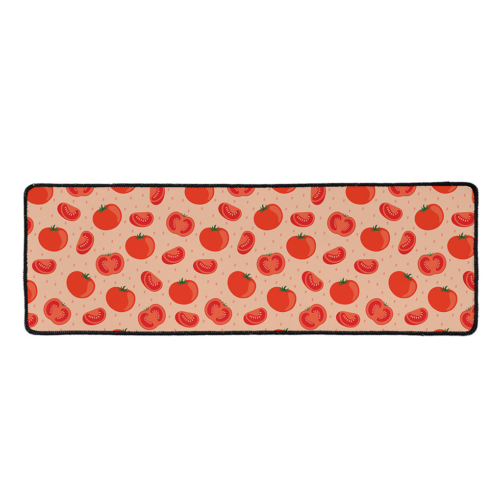 Cute Tomato Pattern Print Long Kitchen Mat
