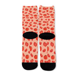 Cute Tomato Pattern Print Long Socks