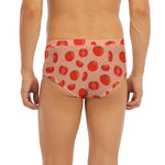 Cute Tomato Pattern Print Men's Briefs