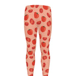 Cute Tomato Pattern Print Men's leggings