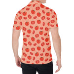 Cute Tomato Pattern Print Men's Shirt