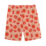 Cute Tomato Pattern Print Men's Sports Shorts
