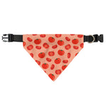 Cute Tomato Pattern Print Over The Collar Dog Bandana