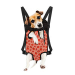 Cute Tomato Pattern Print Pet Carrier Backpack