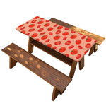 Cute Tomato Pattern Print Picnic Table Cover