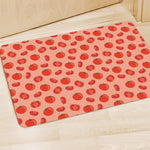 Cute Tomato Pattern Print Polyester Doormat