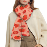 Cute Tomato Pattern Print Scarf