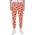 Cute Tomato Pattern Print Joggers