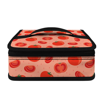 Cute Tomato Pattern Print Small Lunch Bag