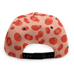 Cute Tomato Pattern Print Snapback Cap