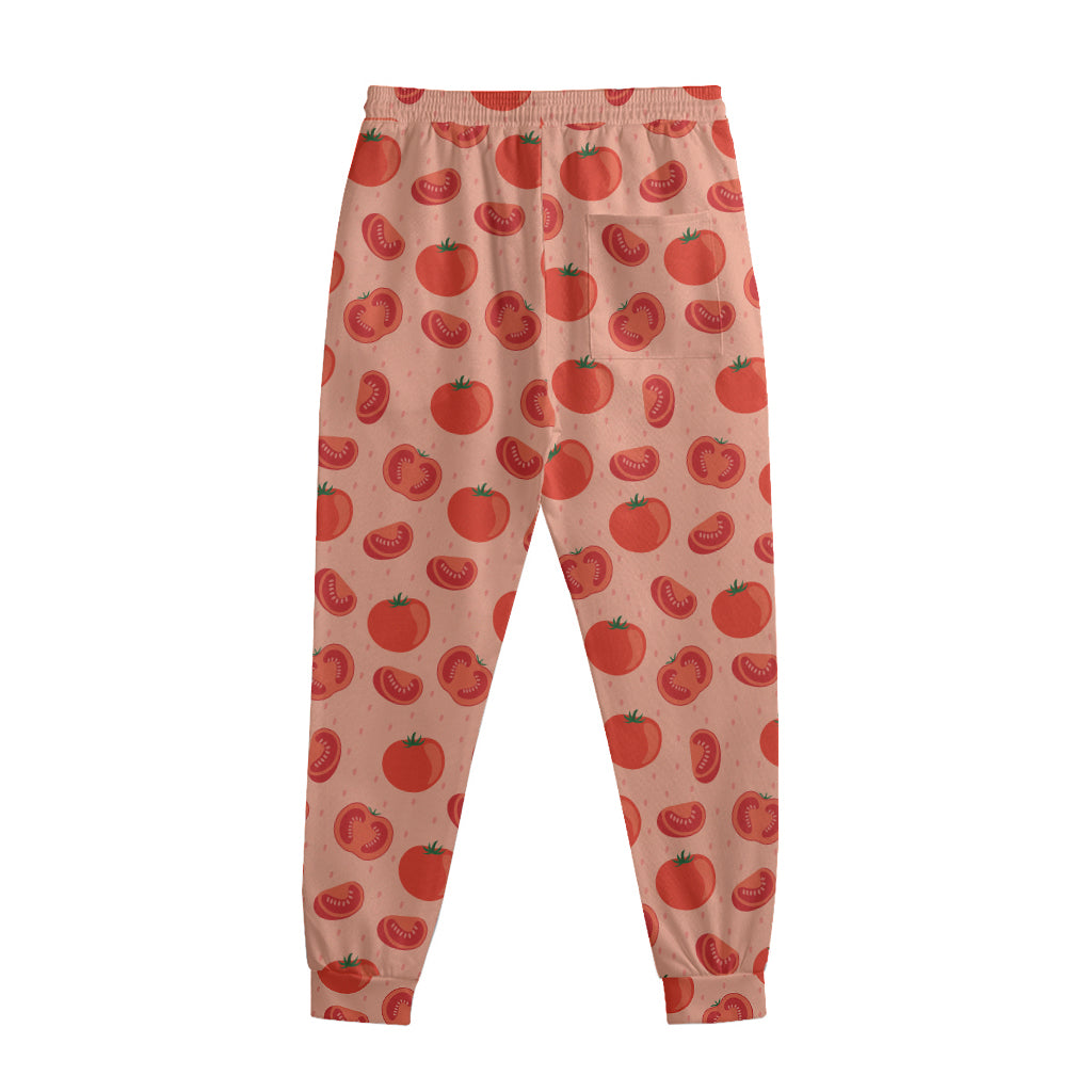 Cute Tomato Pattern Print Sweatpants
