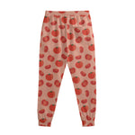 Cute Tomato Pattern Print Sweatpants