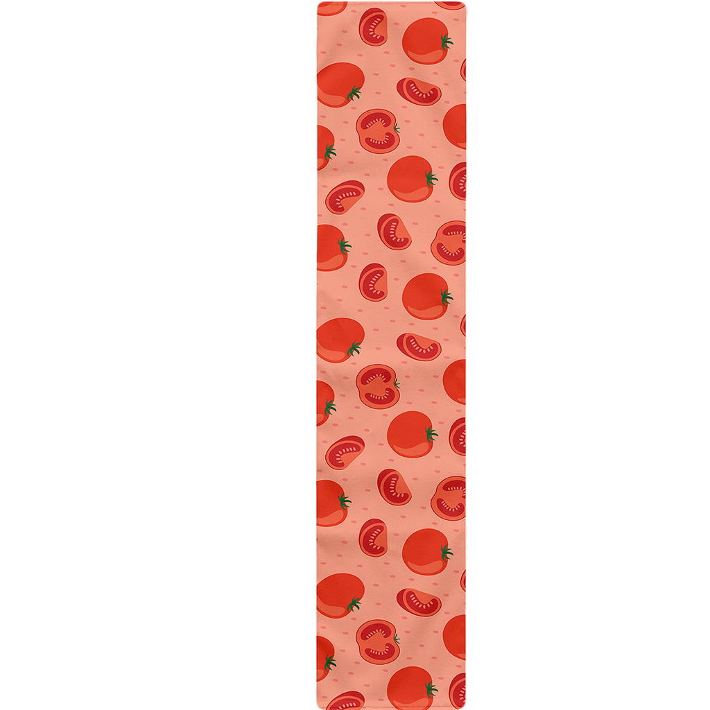 Cute Tomato Pattern Print Table Runner