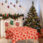 Cute Tomato Pattern Print Tablecloth
