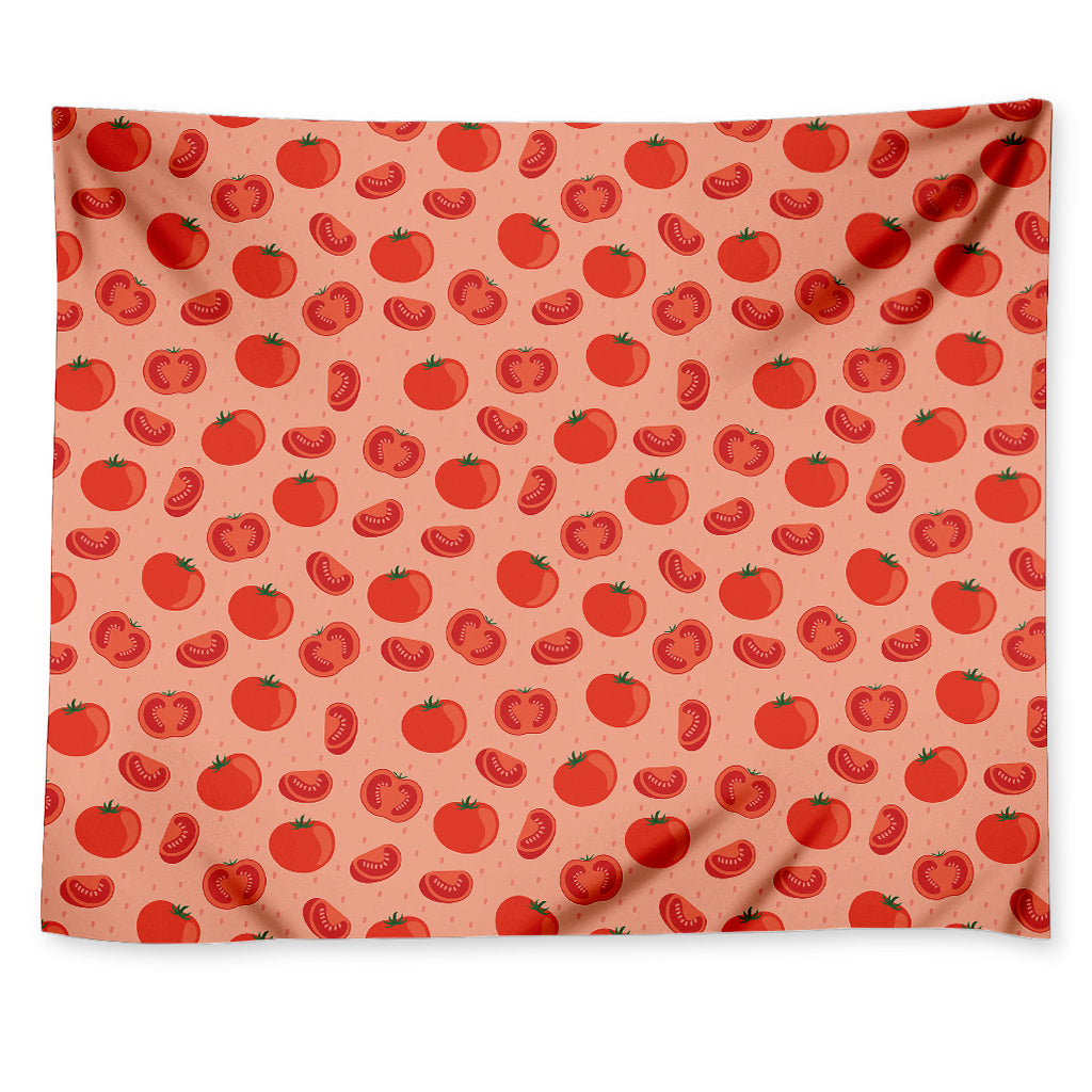 Cute Tomato Pattern Print Tapestry