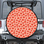 Cute Tomato Pattern Print Tire Cover