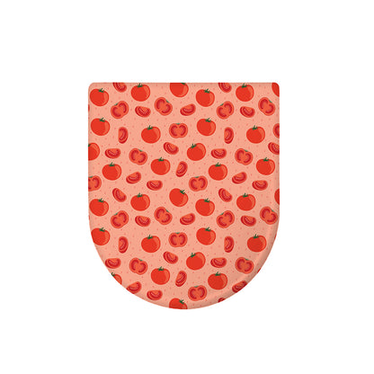 Cute Tomato Pattern Print Toilet Lid Cover