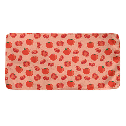 Cute Tomato Pattern Print Towel