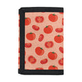 Cute Tomato Pattern Print Trifold Wallet