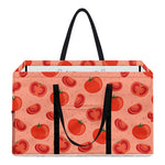 Cute Tomato Pattern Print Utility Tote Bag