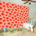Cute Tomato Pattern Print Wall Sticker