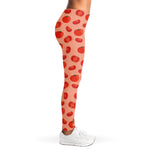 Cute Tomato Pattern Print Women's Leggings