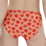 Cute Tomato Pattern Print Women's Panties