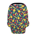 Cute Tropical Fruits Pattern Print Baby Seat Cover