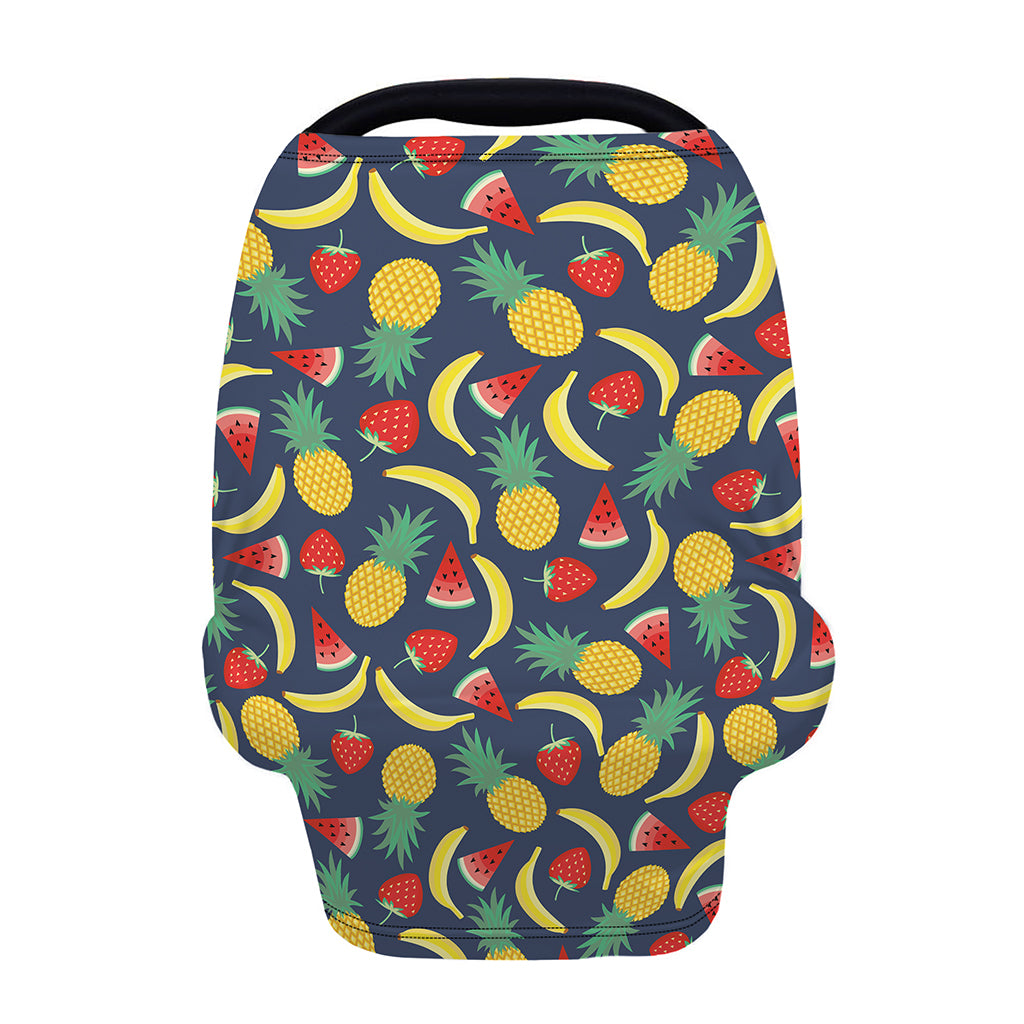 Cute Tropical Fruits Pattern Print Baby Seat Cover