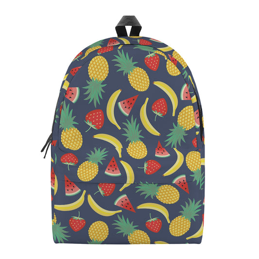 Cute Tropical Fruits Pattern Print Backpack