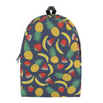 Cute Tropical Fruits Pattern Print Backpack