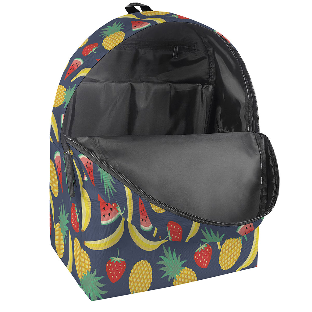 Cute Tropical Fruits Pattern Print Backpack