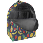 Cute Tropical Fruits Pattern Print Backpack