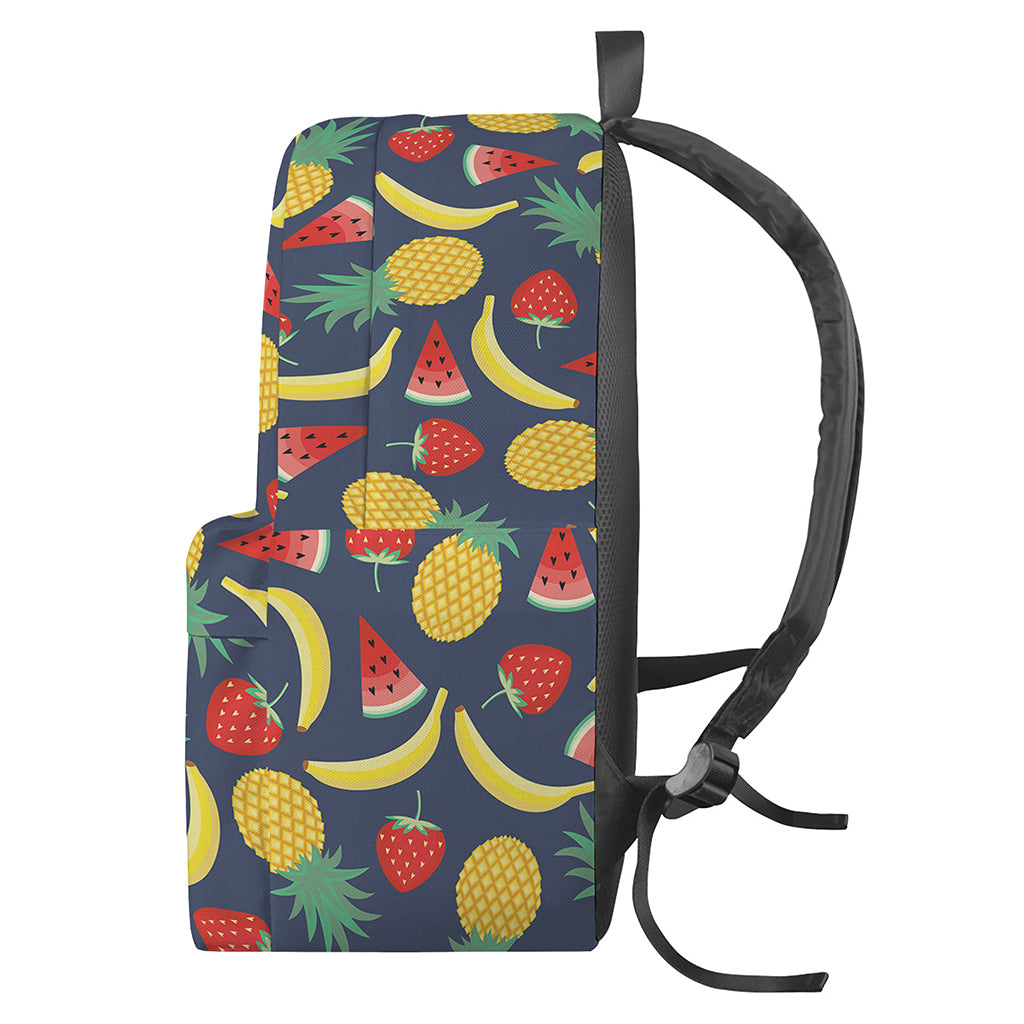 Cute Tropical Fruits Pattern Print Backpack