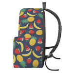 Cute Tropical Fruits Pattern Print Backpack