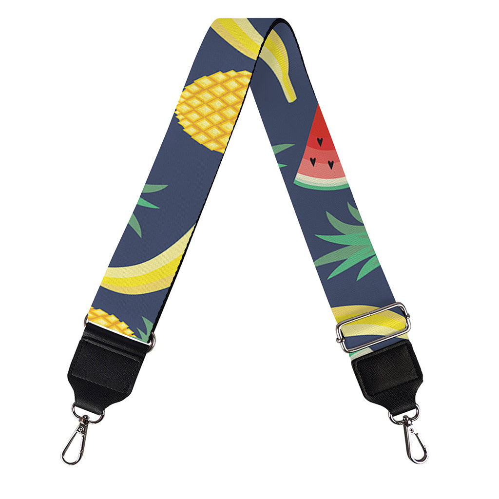 Cute Tropical Fruits Pattern Print Bag Strap