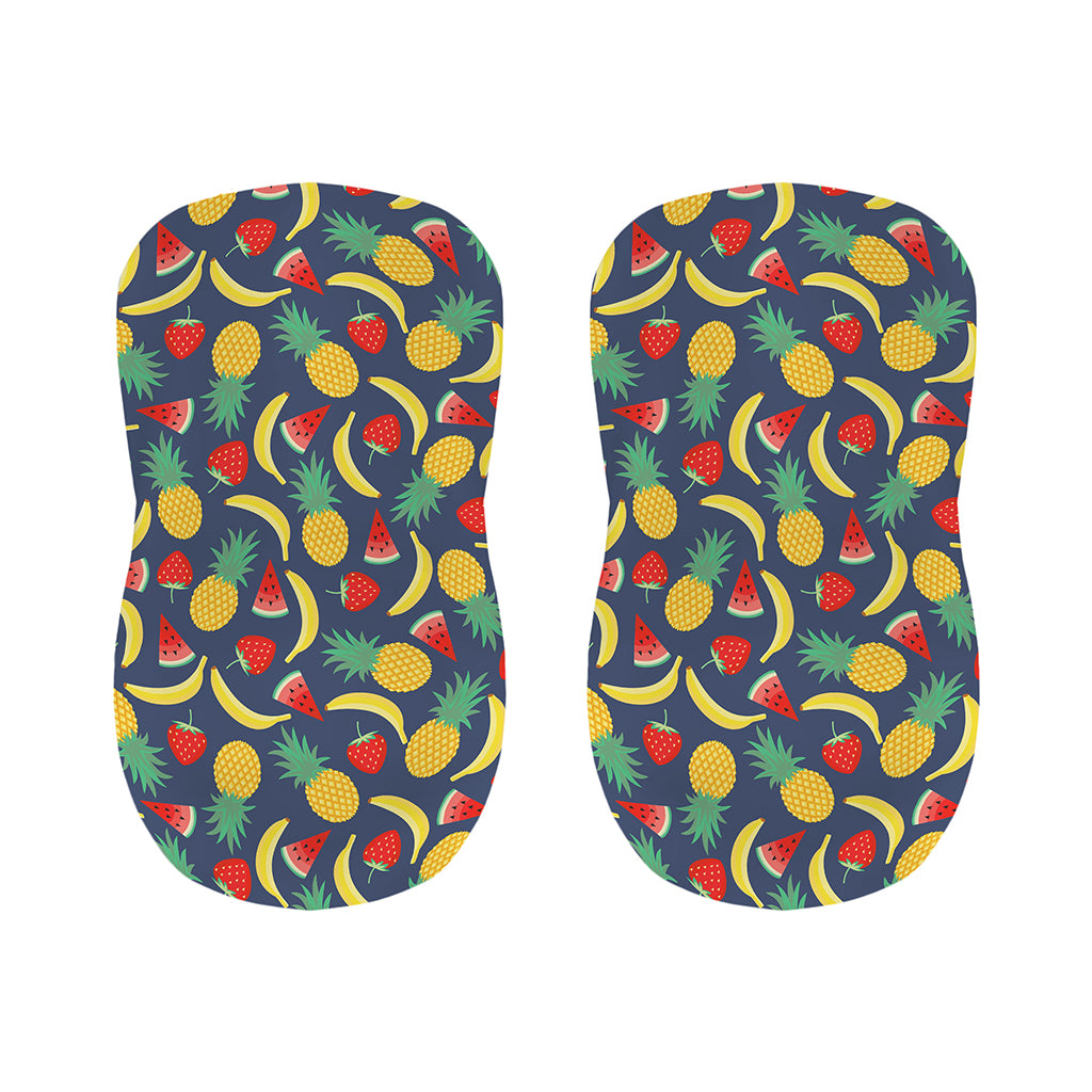 Cute Tropical Fruits Pattern Print Bar Stool Covers